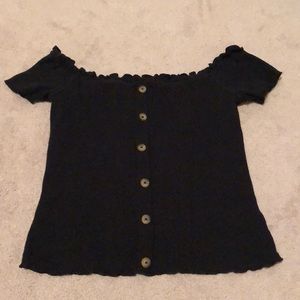 Off the shoulder shirt